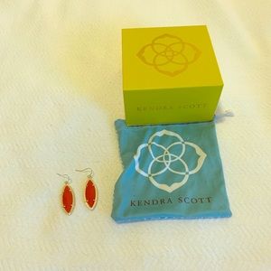 Kendra Scott Red Earrings